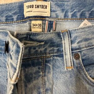 Todd Snyder Straight fit Selvedge denim light wash